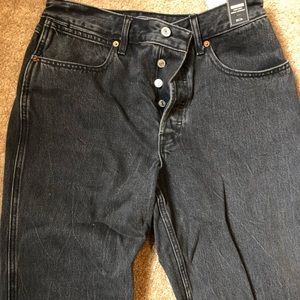 Abercrombie high rise ankle jeans